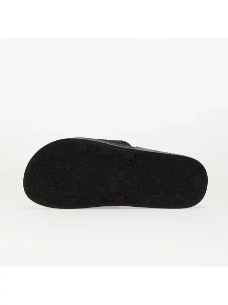 Παντόφλες Calvin Klein Jeans Slide Rubber Neoprene Text μαύρο