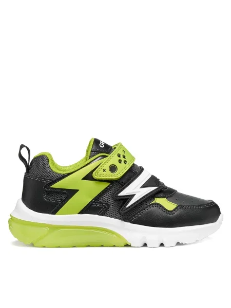Sneakersy Geox J Ciberdron Boy D čierna