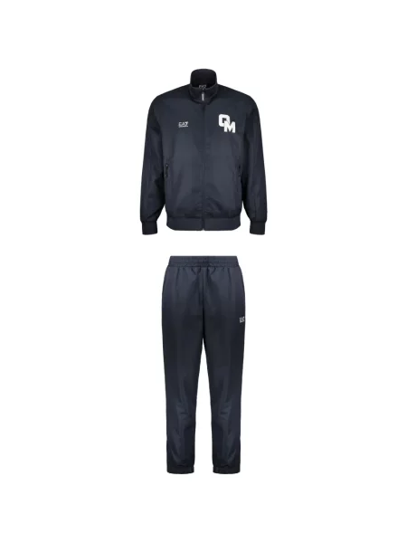 Komplet dresowy Ea7 Emporio Armani z nadrukiem niebieski