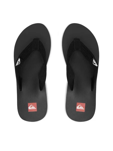 Vietnámi papucs Quiksilver fekete