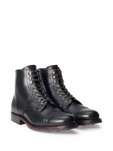 Botine Ralph Lauren Rrl din piele negru