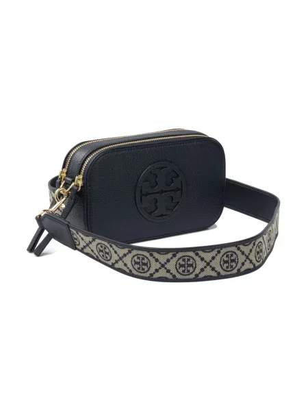 Torebka crossbody Tory Burch skórzana elegancka niebieska