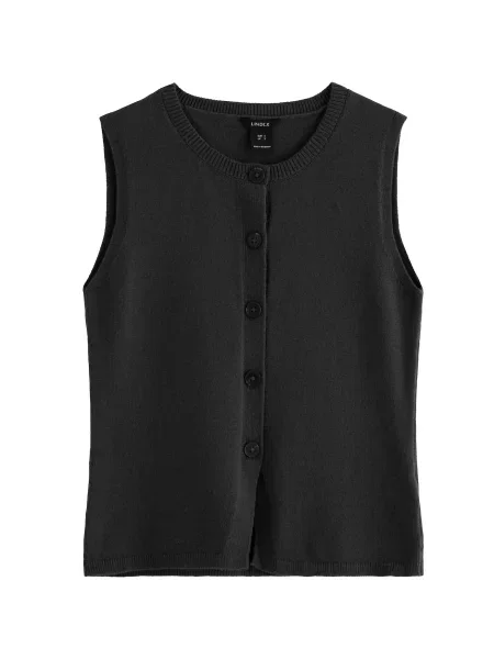 Lindex Vestă tricotată Iris' negru