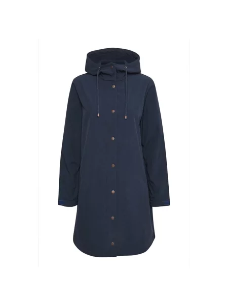 Kurtka Cream w kolorze melanż softshell niebieska