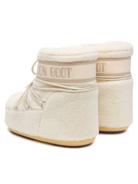 Moon Boot MB ICON LOW FLEECE snehule dámske béžová