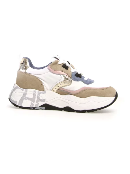 Sneakersy Voile Blanche zamszowe beżowe