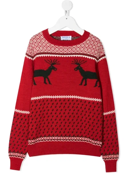 Sweter dziecięcy Siola czerwony