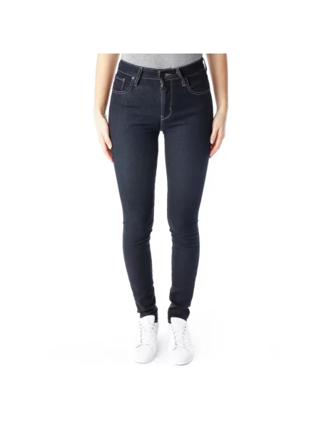 Skinny jeansy skinny Levi's niebieskie