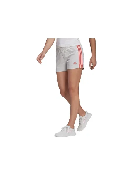 Pantaloni scurți Adidas cu dungi roz