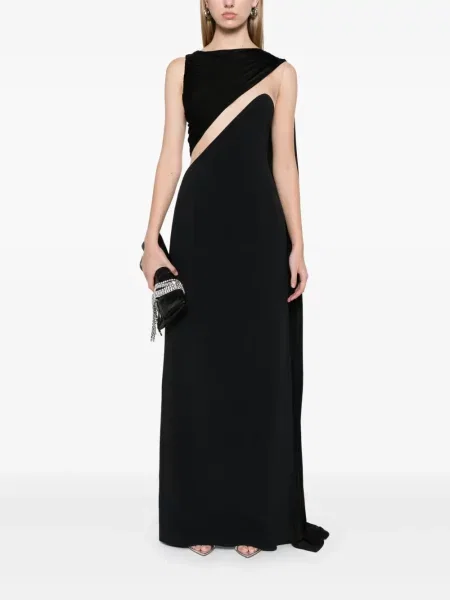 Rochie David Koma drapată negru
