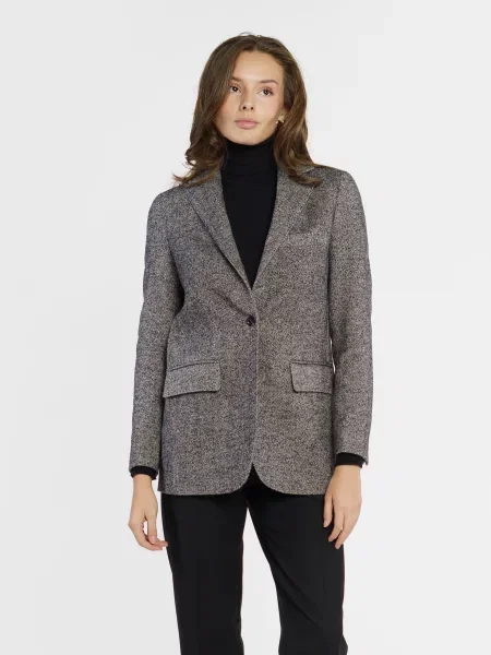 Піджак Arber вовна/поліестер сірий