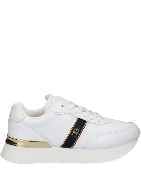 Sneakerși Tommy Hilfiger din piele alb