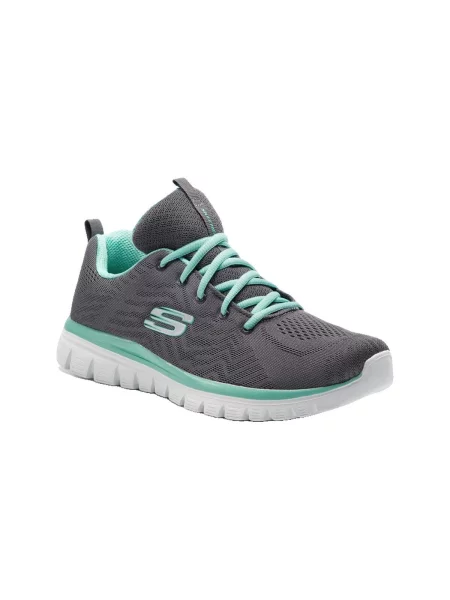 Pantofi Skechers gri