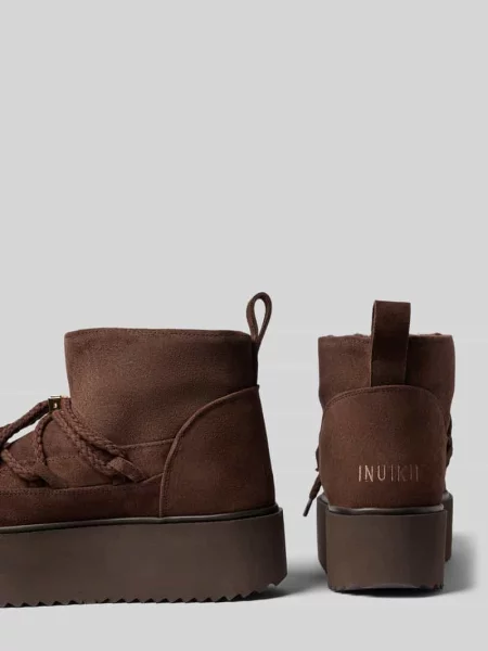 Kozaki ze skóry z podeszwą na platformie model CLASSIC LOW PLATFORM' Inuikii