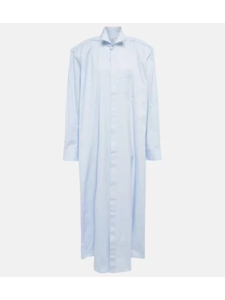 Rochie tip cămașă Vetements de costum albastru