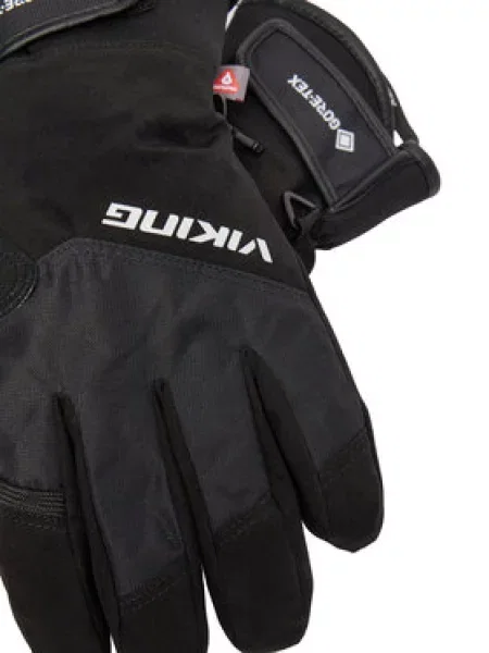 Lyžařské rukavice Viking Branson GTX black černé