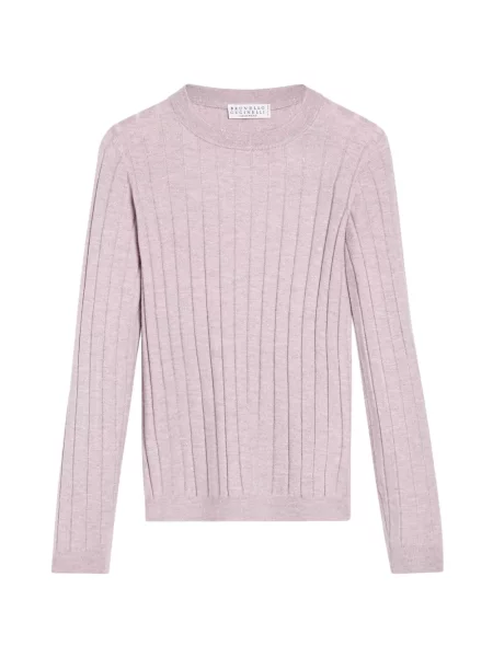 Sweter dziecięcy Brunello Cucinelli różowy