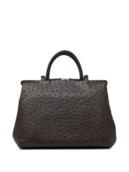 Geantă shopper Marsell din piele maro