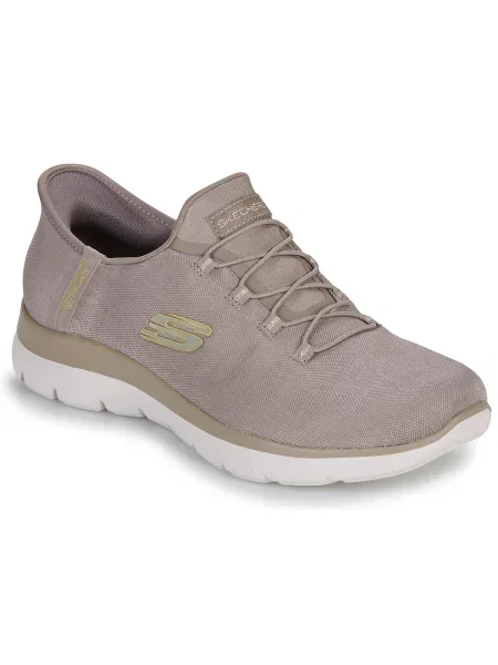 Slip on tenisky Skechers béžová