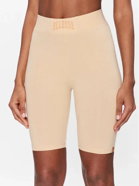 Къс панталон Ellesse с изчистен дизайн със стандартна талия бежово