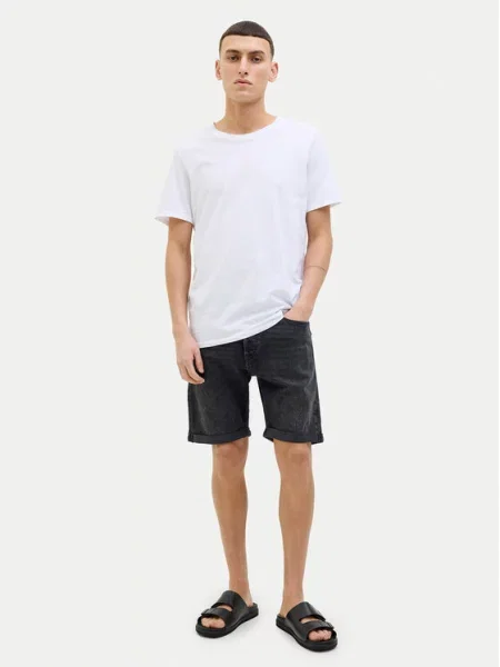 Džínové šortky Jack&jones černé