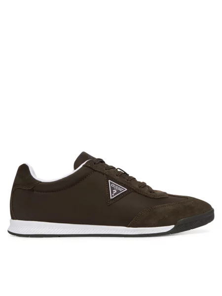 Sneakersy Guess brązowe