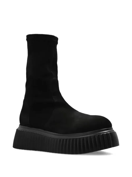 Cizme scurte Agl din velur negru
