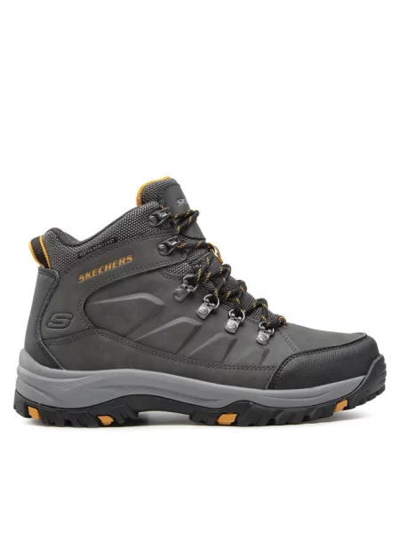 Trapery Skechers szare