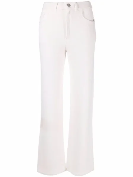 Pantaloni evazați Barrie evazat alb