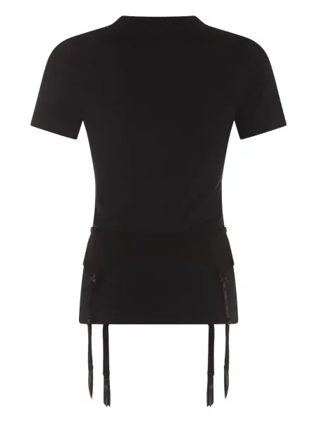 Tricou Balenciaga din dantelă negru