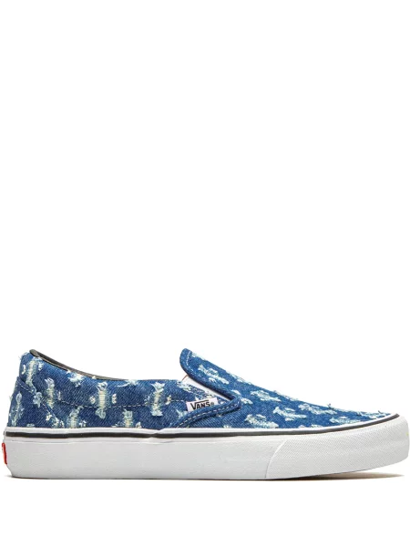 Sneakerși Vans slip-on albastru