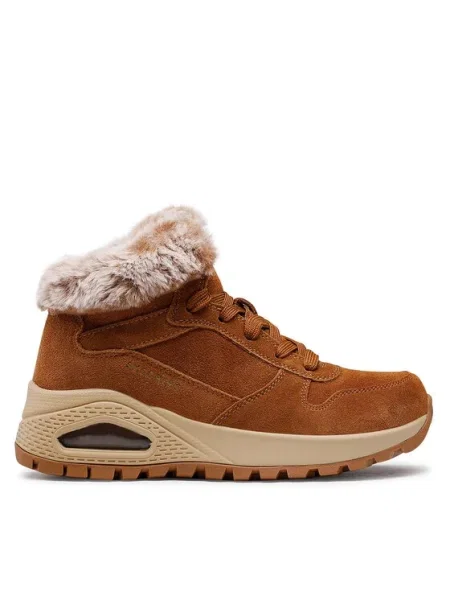 Botine Skechers Uno Wintriness maro