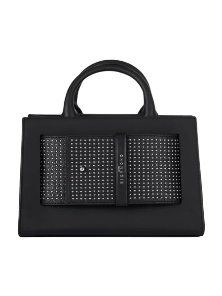 Shopperka John Richmond skórzana czarna