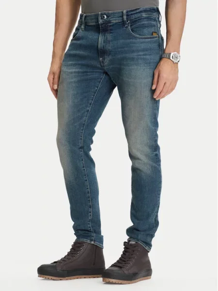 G-Star Raw Blugi Revend Skinny Fit albastru