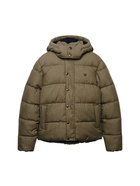 Superdry & Co Geacă de iarnă maro deschis negru