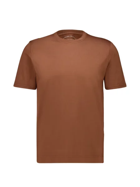 Плетена тениска Fedeli кафяво