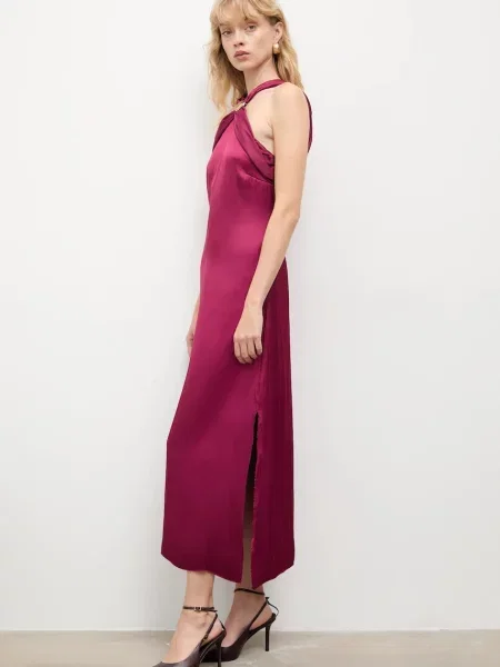 Платье миди Answear.lab красное