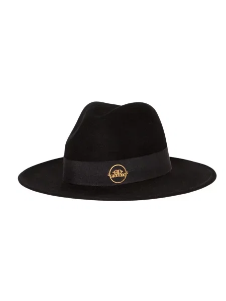 Giodoro Kalap Alvossi Fedora Black Felt Hat' fekete