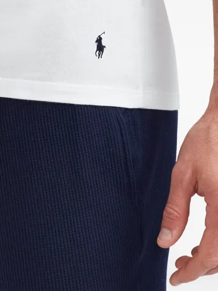 Ριγέ μακρύς κάλτσες Polo Ralph Lauren με αυτόγραφο μπλε