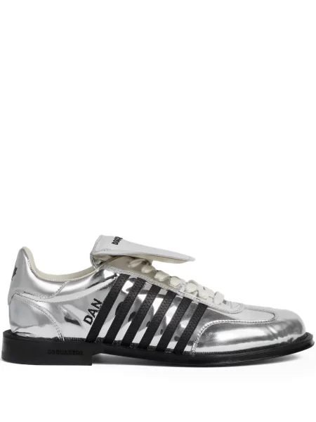 Sneakerși Dsquared2 argintiu