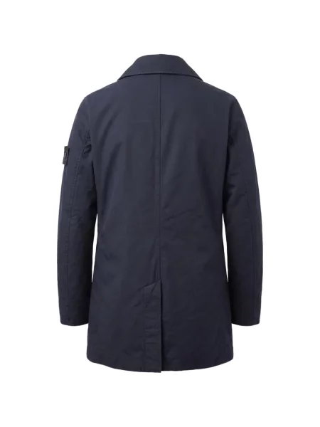 Palton Stone Island cu strasuri albastru