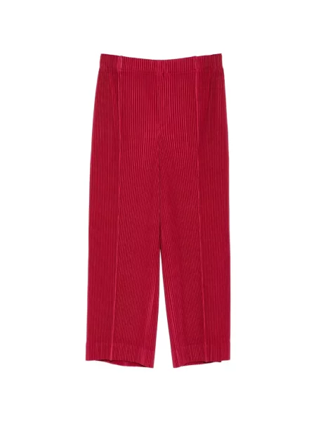 Pantaloni Homme Plisse Issey Miyake roșu