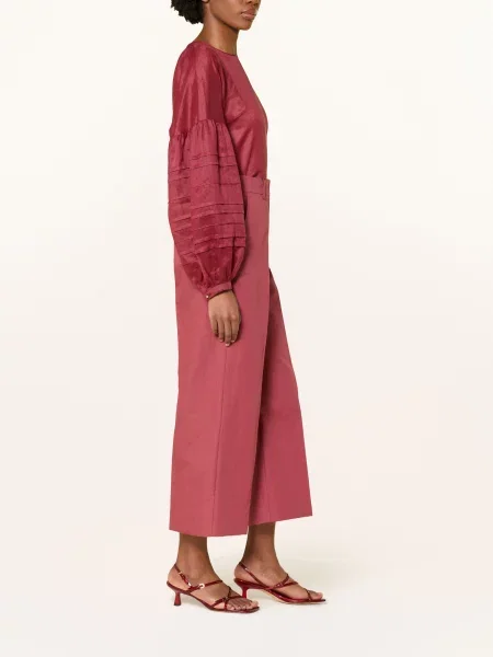 Weekend Max Mara Spodnie Culotte Zircone rot