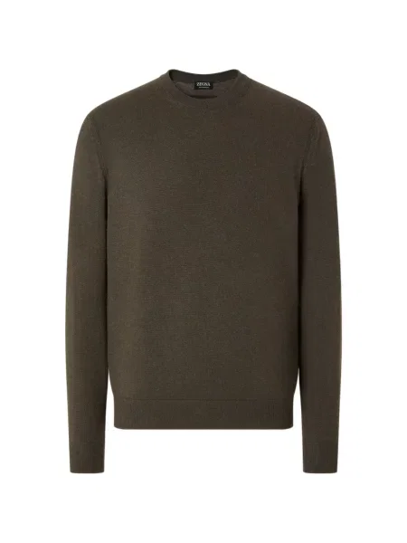 Pulover Zegna din cașmir verde