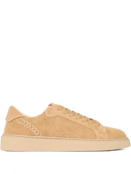 Sneakerși Etro cu broderie din piele de căprioară