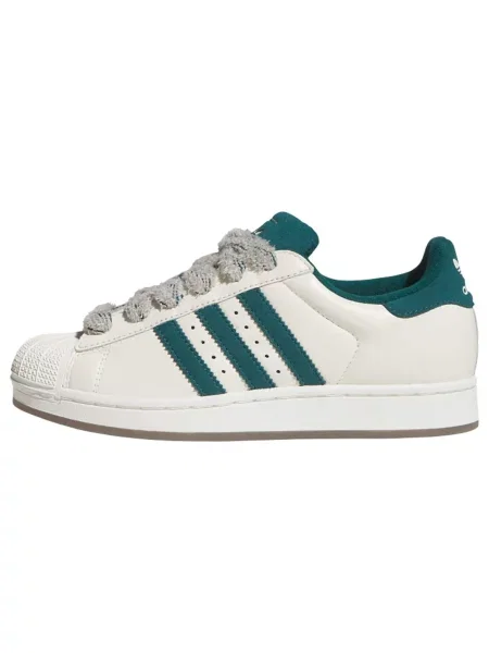 ADIDAS ORIGINALS Niske tenisice Superstar II smaragdno zelena bijela