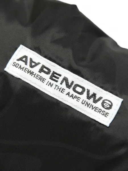 Geacă cu puf Aape By A Bathing Ape cu autograf negru