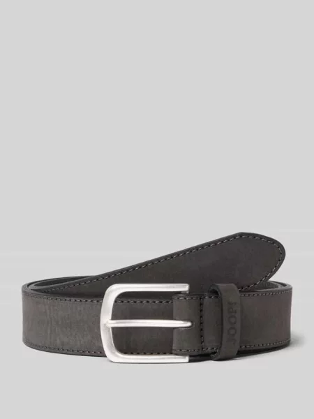 Pasek z naturalnej skóry bydlęcej Joop! Collection czarny
