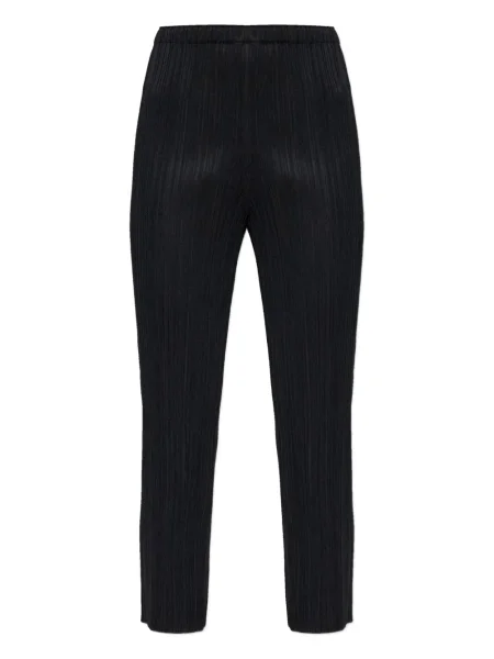 Pantaloni Pleats Please Issey Miyake plisate negru