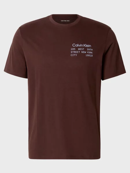 Футболка Calvin Klein Jeans коричнева